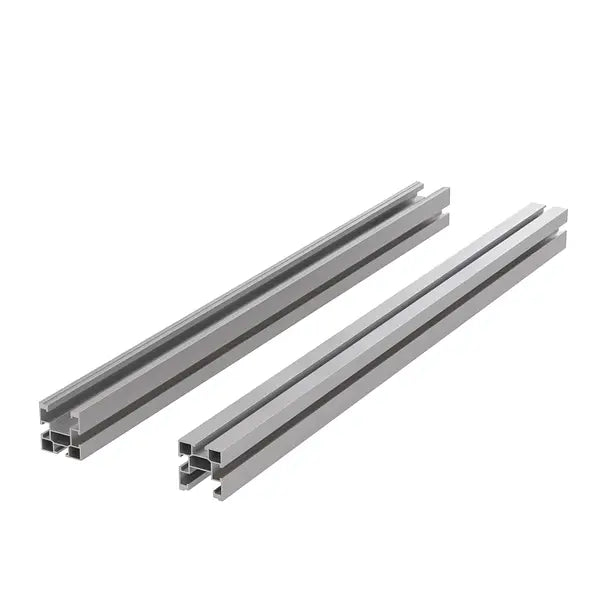 Profilo In Alluminio 40 X 80 S, Tipo I, Scanalatura 8 (pesante), Argento Anodizzato, Profilo In Alluminio 40 X 80 Mm, Profilo In Alluminio 40 X 80, Montaggio Profilo 400 Mm - Foto 7