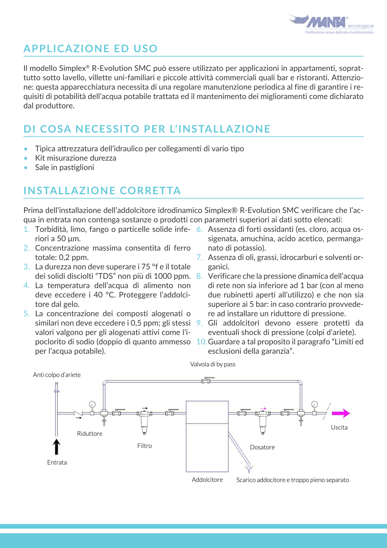 ADDOLCITORE IDRODINAMICO SIMPLEX R-EVOLUTION 330/SMC