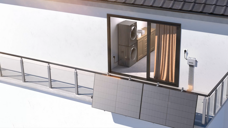 Kit Fotovoltaico da Balcone