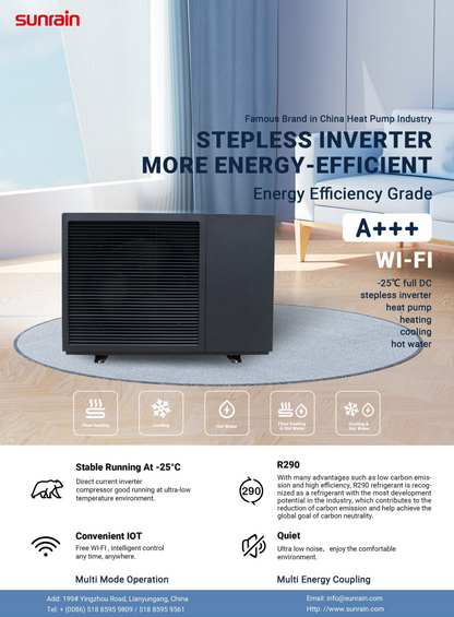 Pompa di calore da 22 KW trifase R290