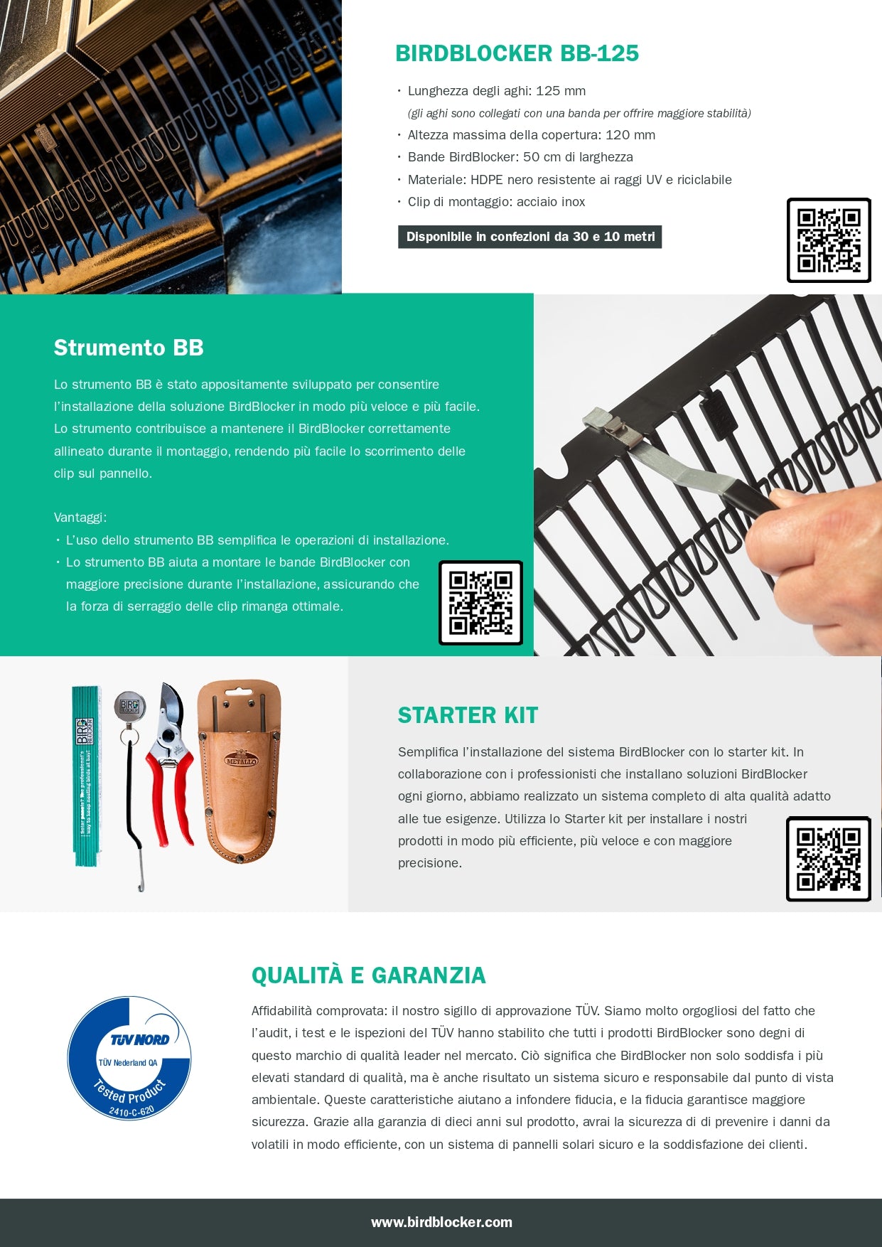BirdBlocker BB125evo-30c (BOBINA 30M)