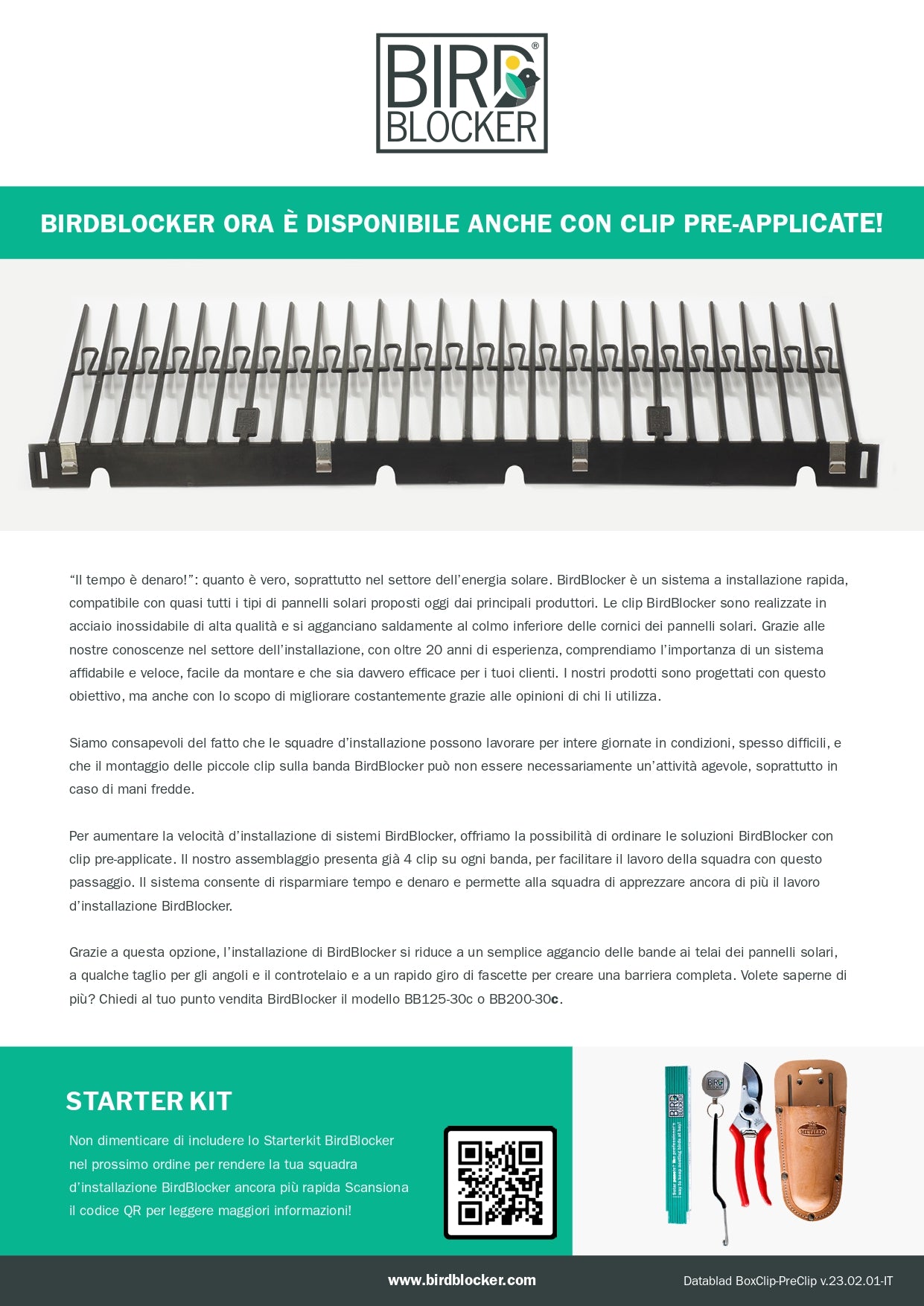 BirdBlocker BB125evo-30c (BOBINA 30M)