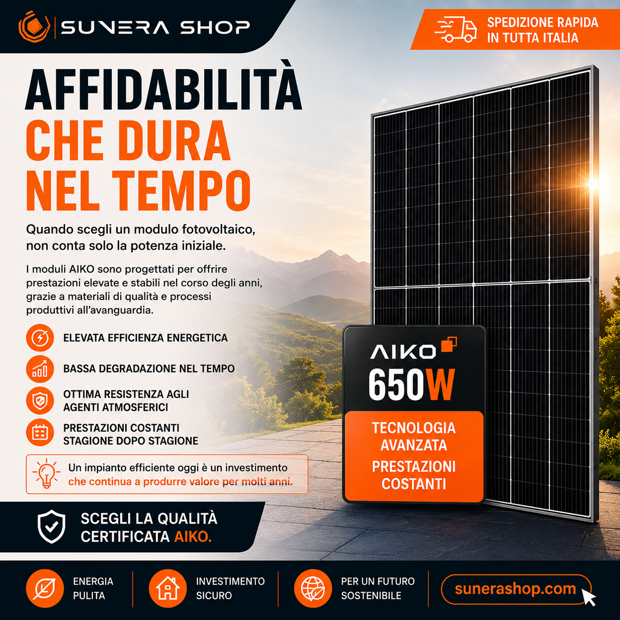AIKO COMET 650W -  2U G650-MCH72Mw