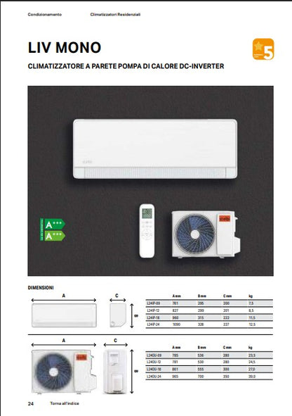 CLIMATIZZATORE STELBI LIV 9000-24000BTU